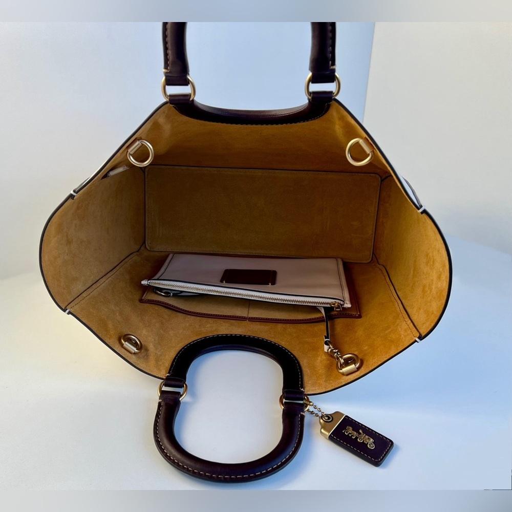Coach Rae Tote Bag In Colorblock - Picture 11 of 14